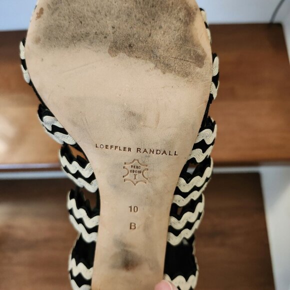 Loeffler Randall women's black sandals in size 10 - Picture 11 of 11